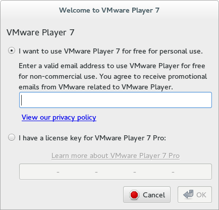 VMware Chave de Uso